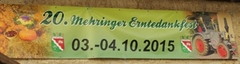 20. Erntedankfest Mehringen