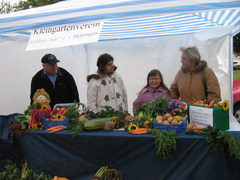 Gartensparte beim Erntedankfest